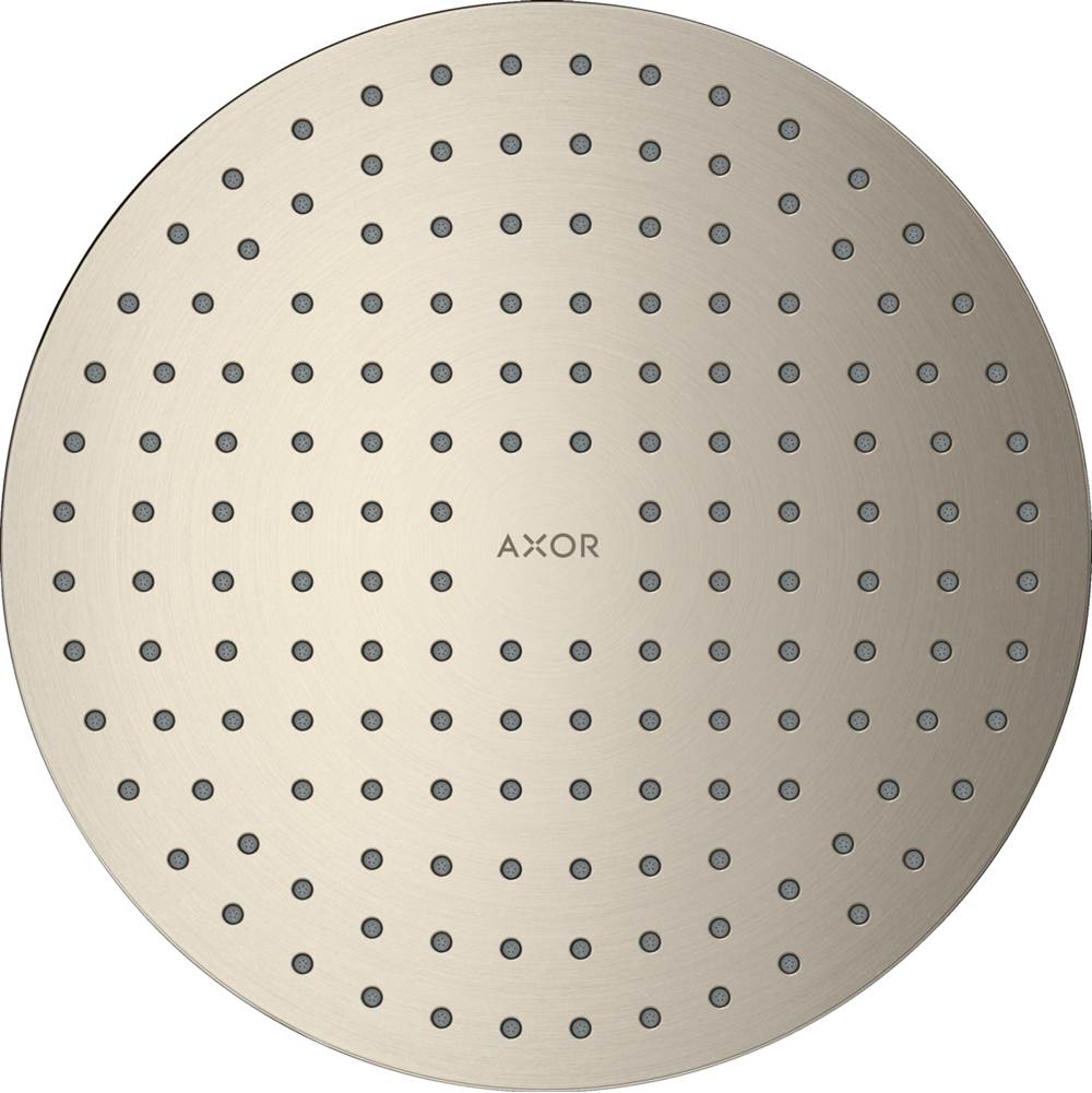 Axor ShowerSolutions Showerhead 250 2-Jet, 2.5 GPM in Brushed Nickel