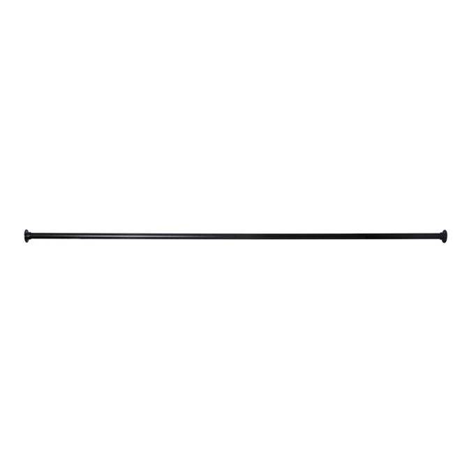 Barclay 4100 Straight Rod, 108'', w/310 Flanges, Matte Black