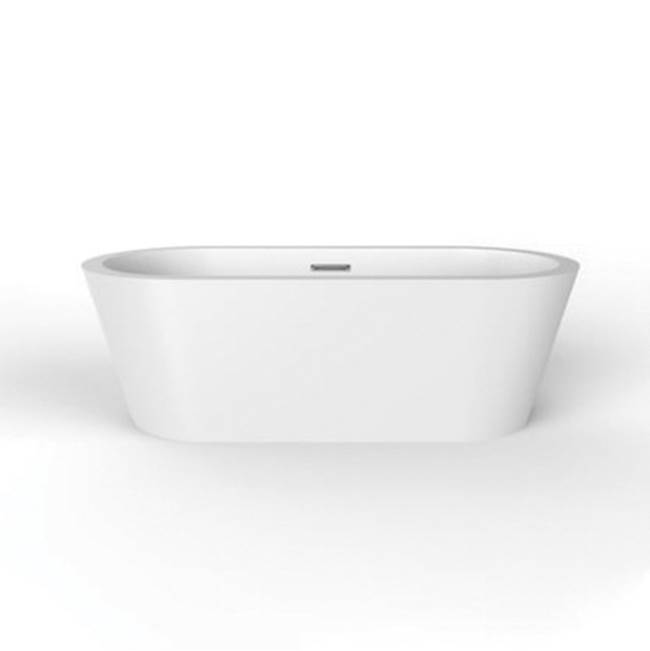 Barclay Rosario 70'' Freestanding Ac Wh Tub,W/Internal Drain And Of Mb