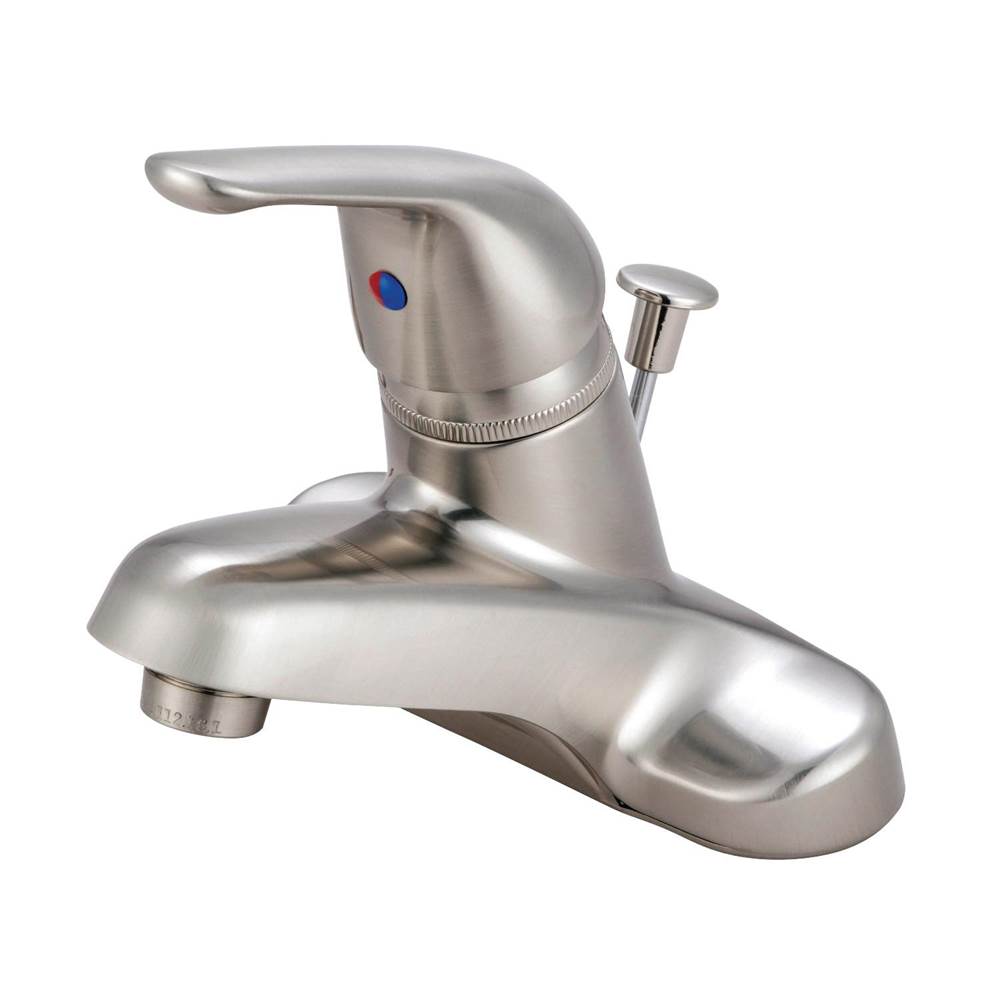 Kingston Brass Single-Handle 4 in. Centerset Bathroom Faucet, Brushed Nickel