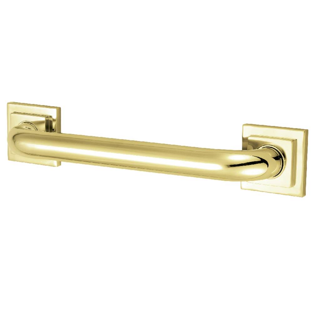 Kingston Brass Claremont 36'' Grab Bar, 1-1/4'' Diameter, Polished Brass