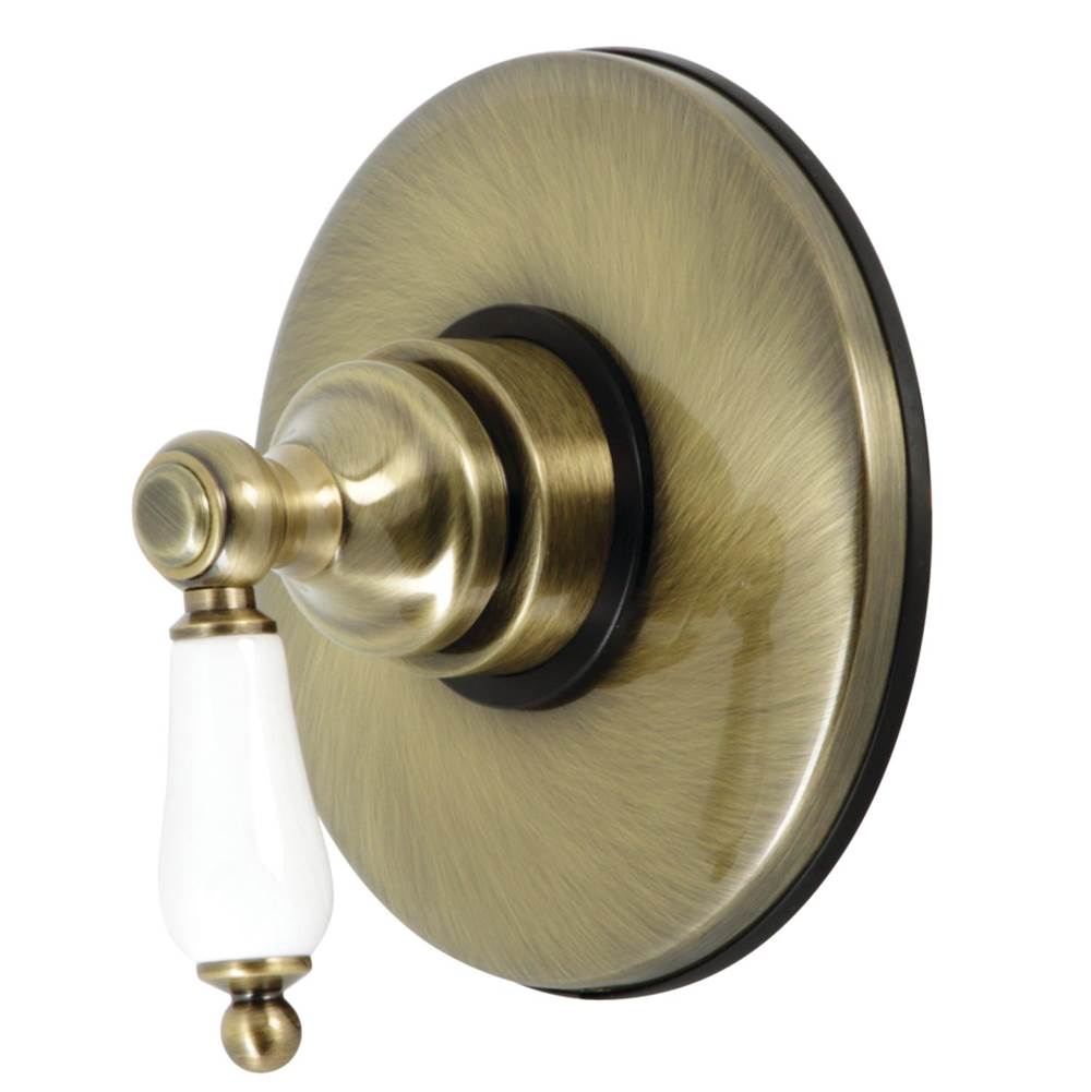 Kingston Brass Vintage Volume Control with Lever Handle, Antique Brass
