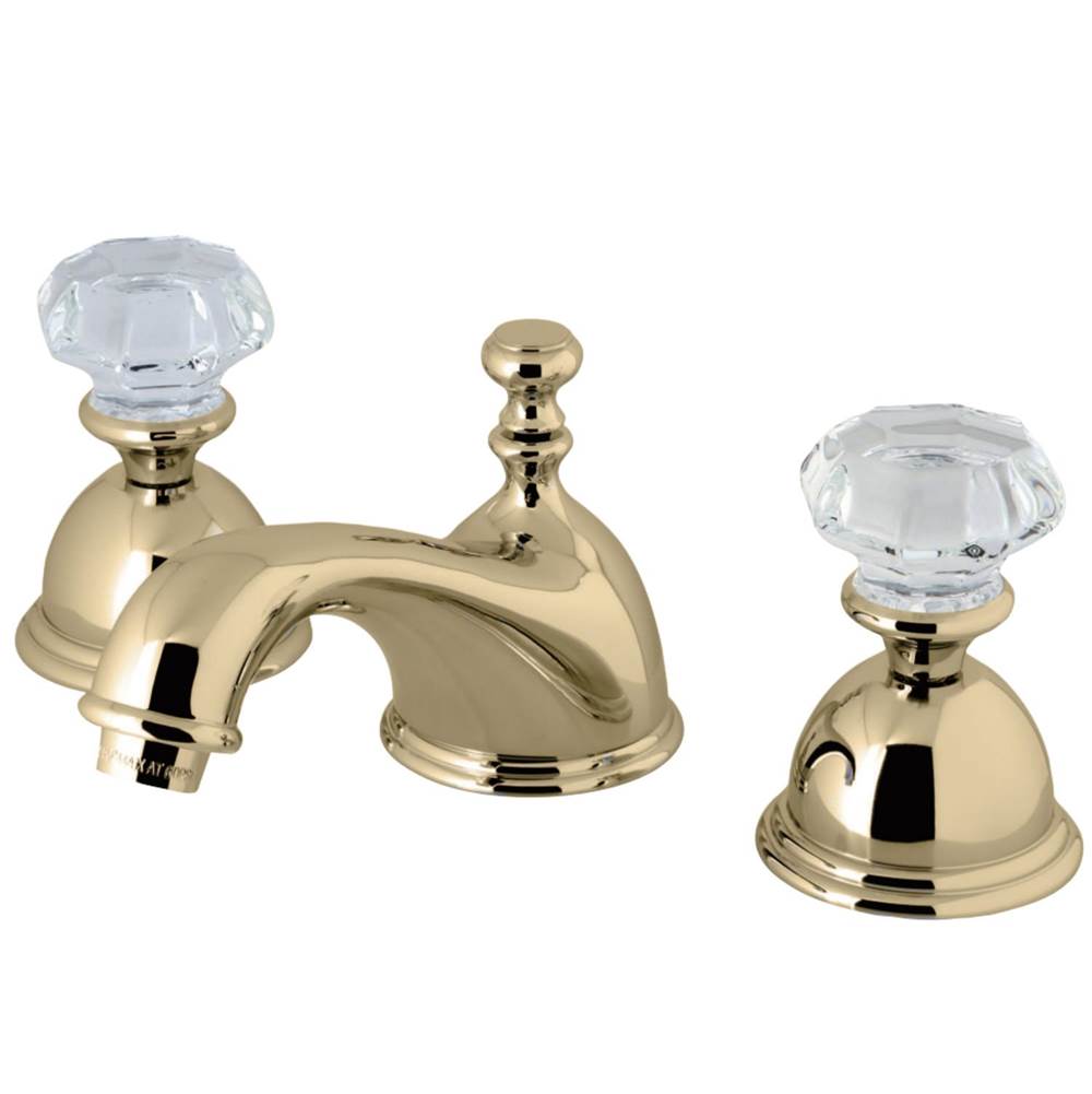 Kingston Brass 8 in. Widespread Bathroom Faucet, Polished Brass