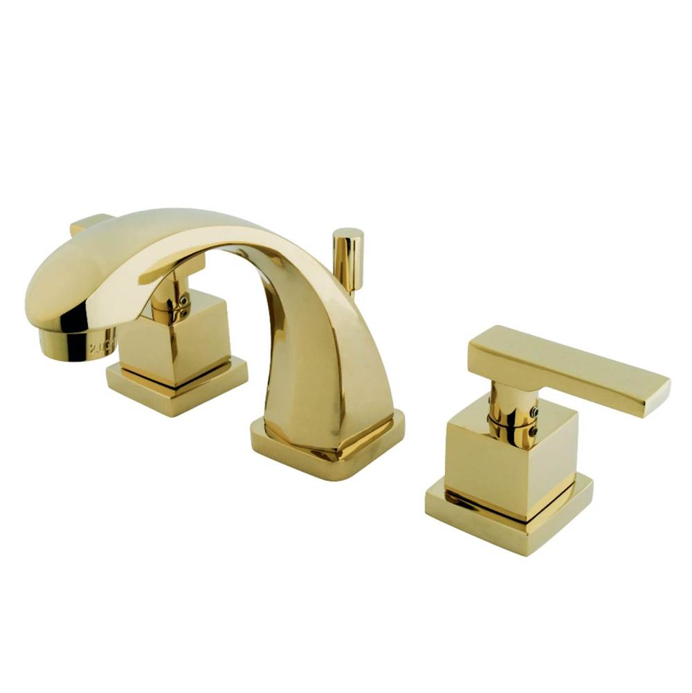 Kingston Brass Executive Widespread Bathroom Faucet, Polished Brass