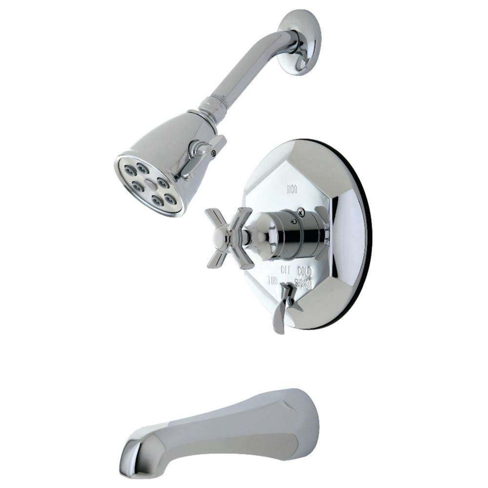 Kingston Brass Tub/Shower Faucet, Polished Chrome