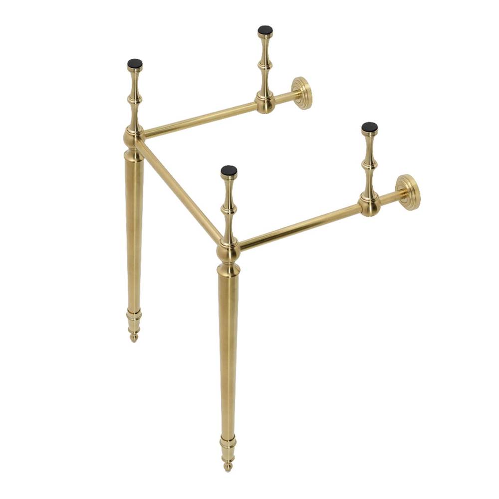 Kingston Brass Edwardian Brass Console Sink Legs, Brushed Brass