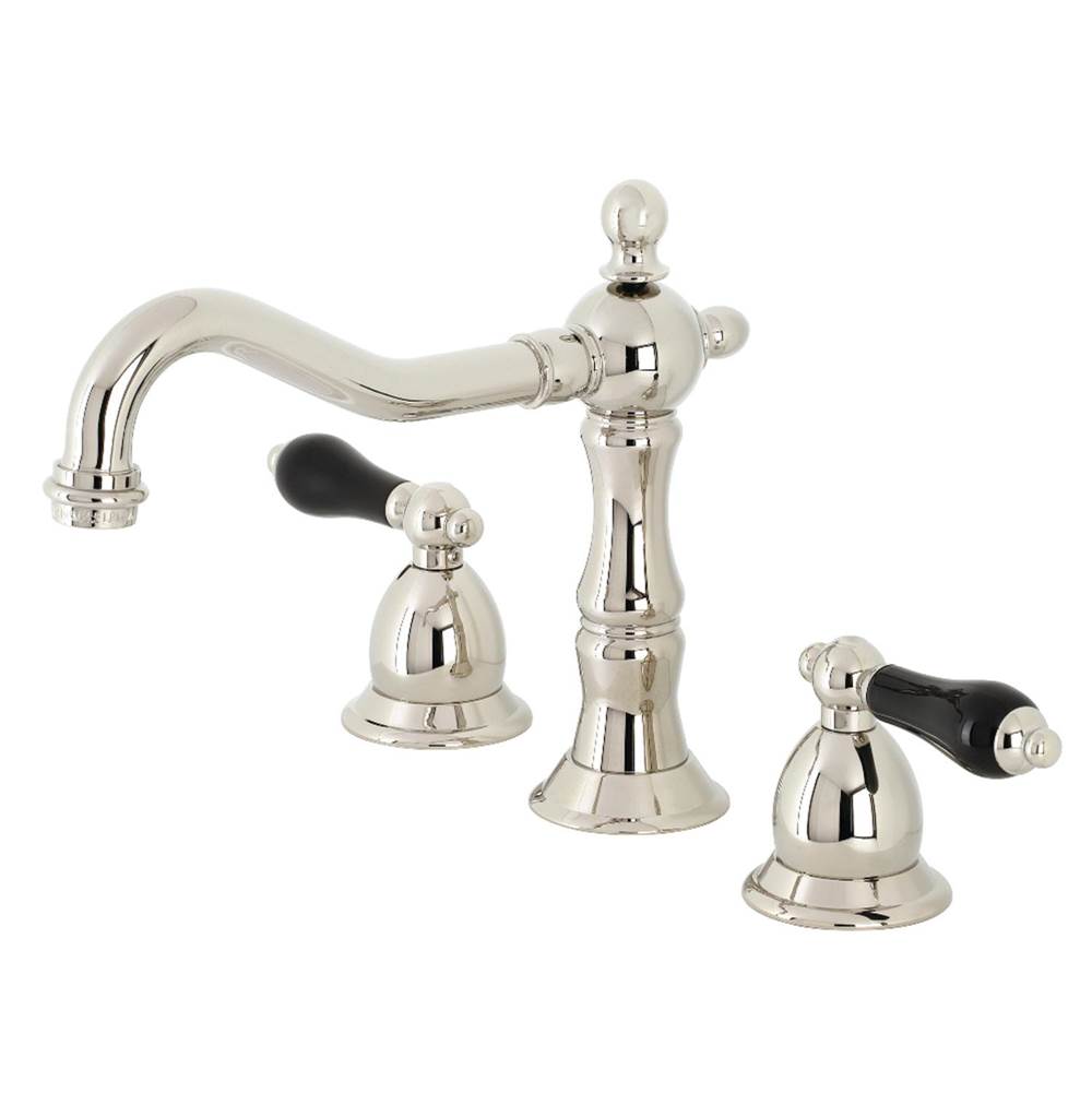 Kingston Brass Duchess Widespread Bathroom Faucet with Brass Pop-Up, Polished Nickel