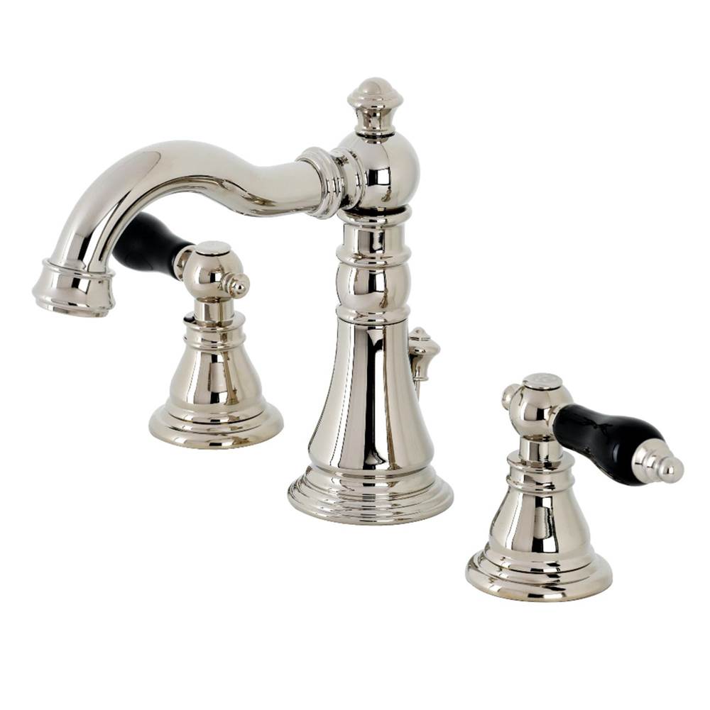 Kingston Brass Fauceture Duchess Widespread Bathroom Faucet with Retail Pop-Up, Polished Nickel