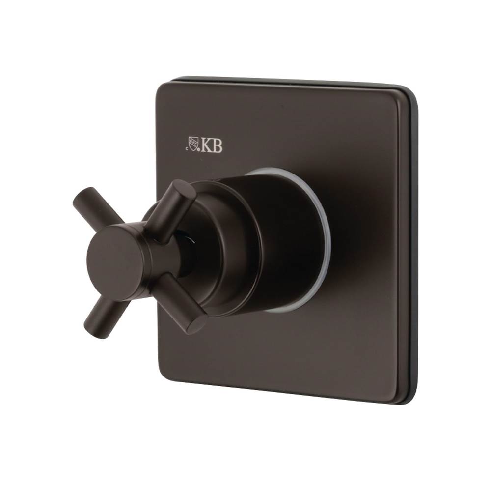 Kingston Brass Concord 3-Way Diverter Valve with Trim Kit, Oil Rubbed Bronze