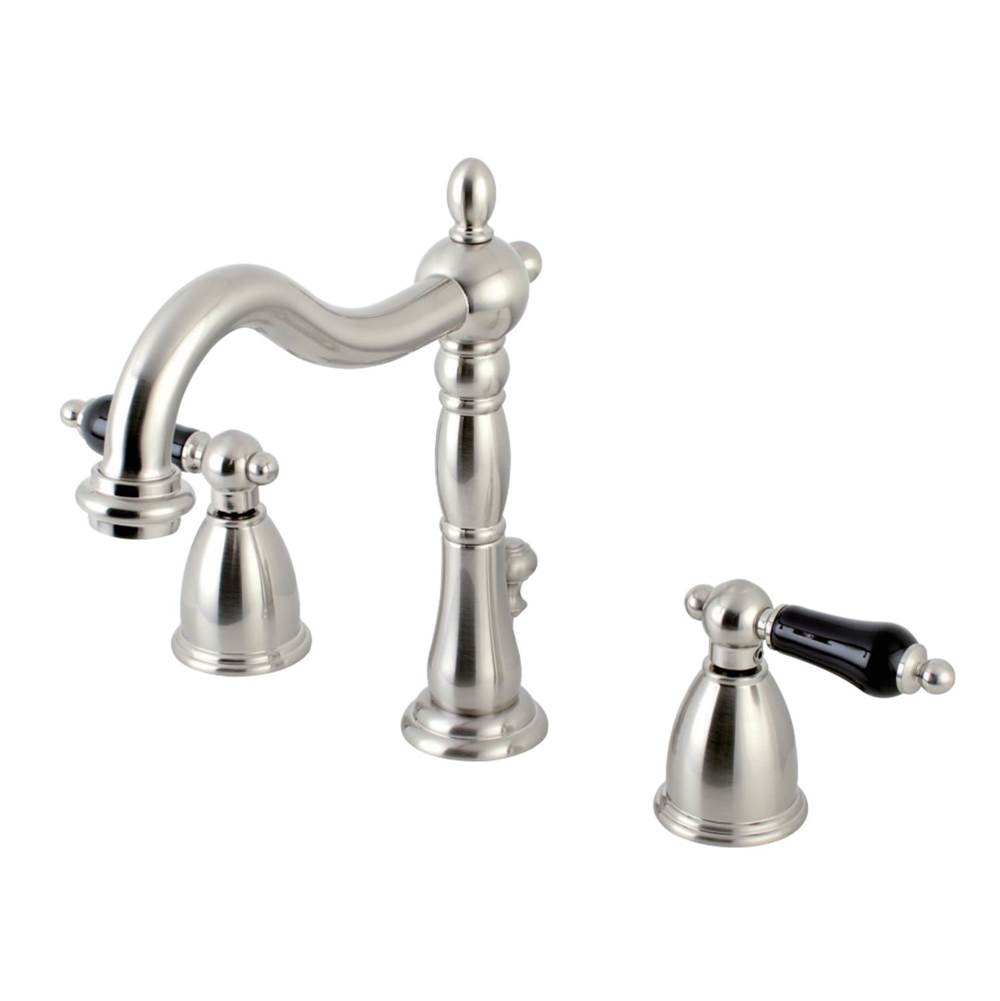 Kingston Brass Duchess Widespread Bathroom Faucet with Plastic Pop-Up, Brushed Nickel