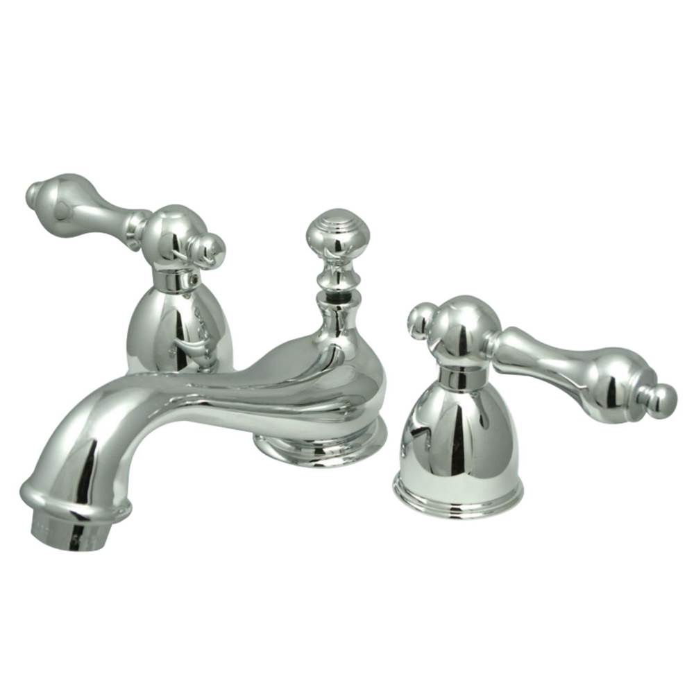 Kingston Brass Restoration Mini-Widespread Bathroom Faucet, Polished Chrome