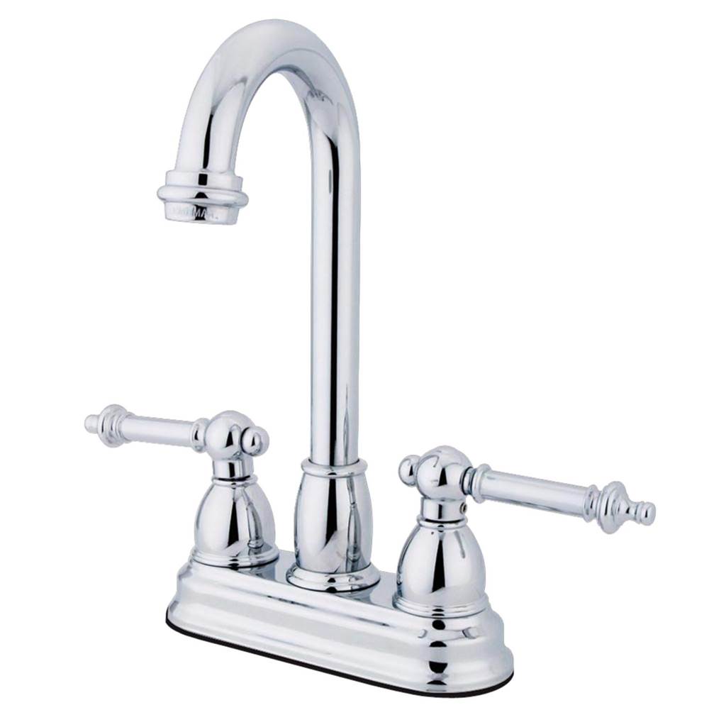 Kingston Brass Tremont Bar Faucet Without Pop-Up, Polished Chrome