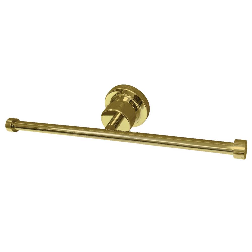 Kingston Brass Concord Dual Toilet Paper Holder, Polished Brass