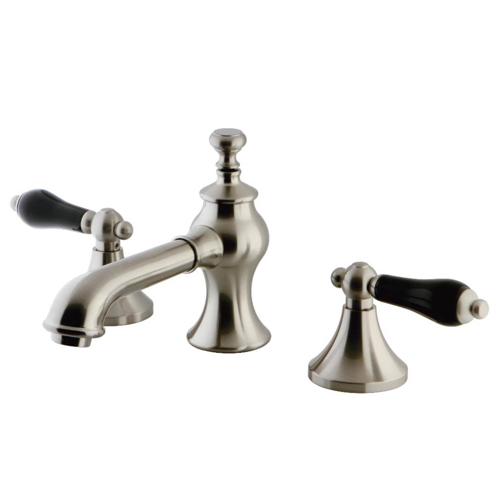 Kingston Brass Duchess Widespread Bathroom Faucet with Brass Pop-Up, Brushed Nickel