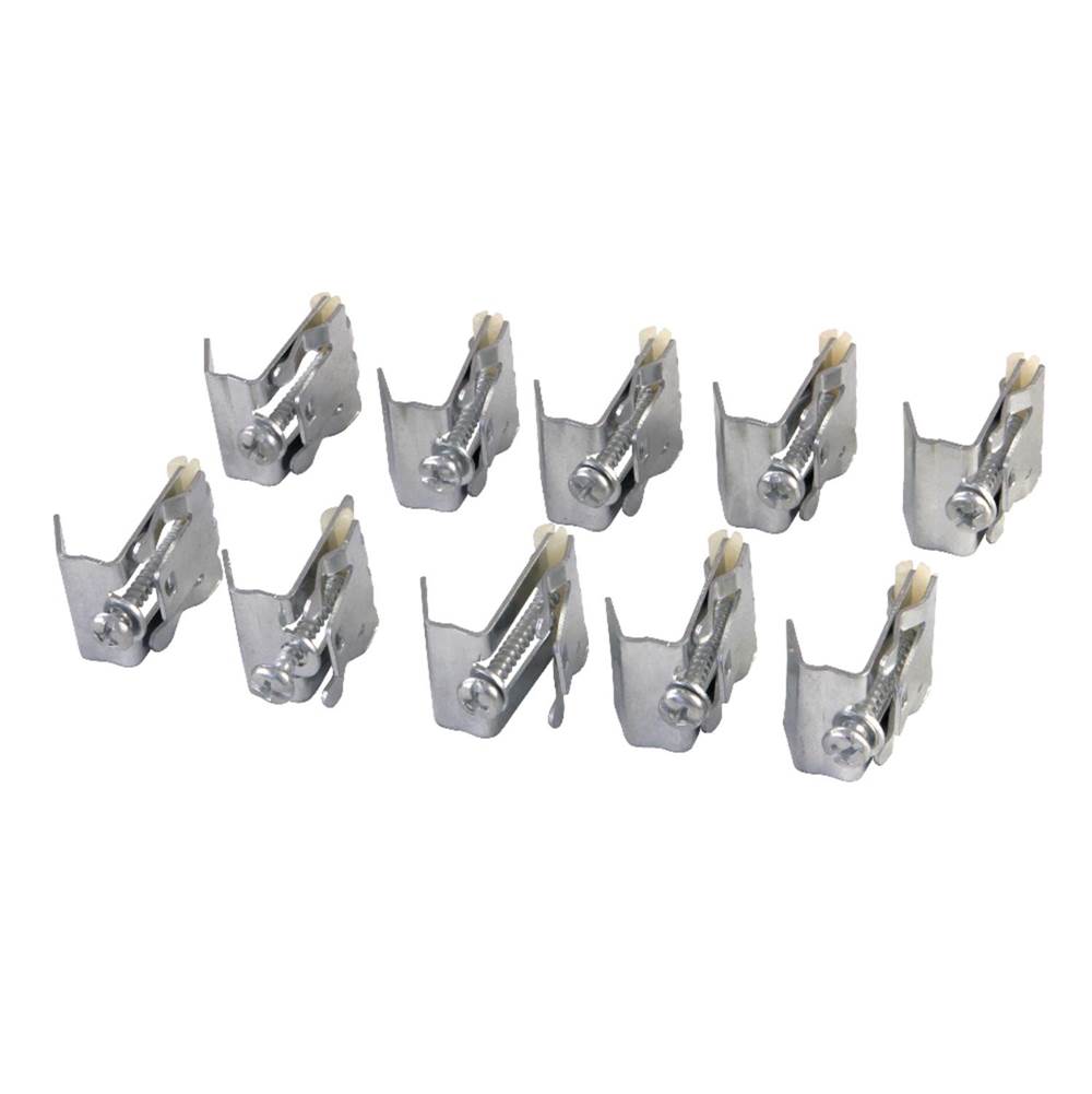 Kingston Brass Gourmetier Mounting Clips for Stainless Steel Sink, Silver