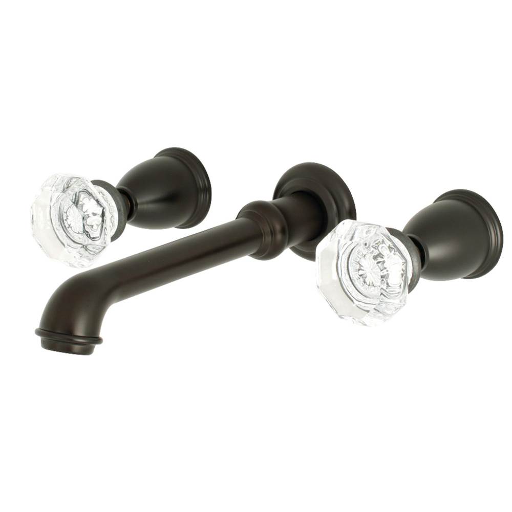 Kingston Brass Celebrity Two-Handle Wall Mount Bathroom Faucet, Oil Rubbed Bronze