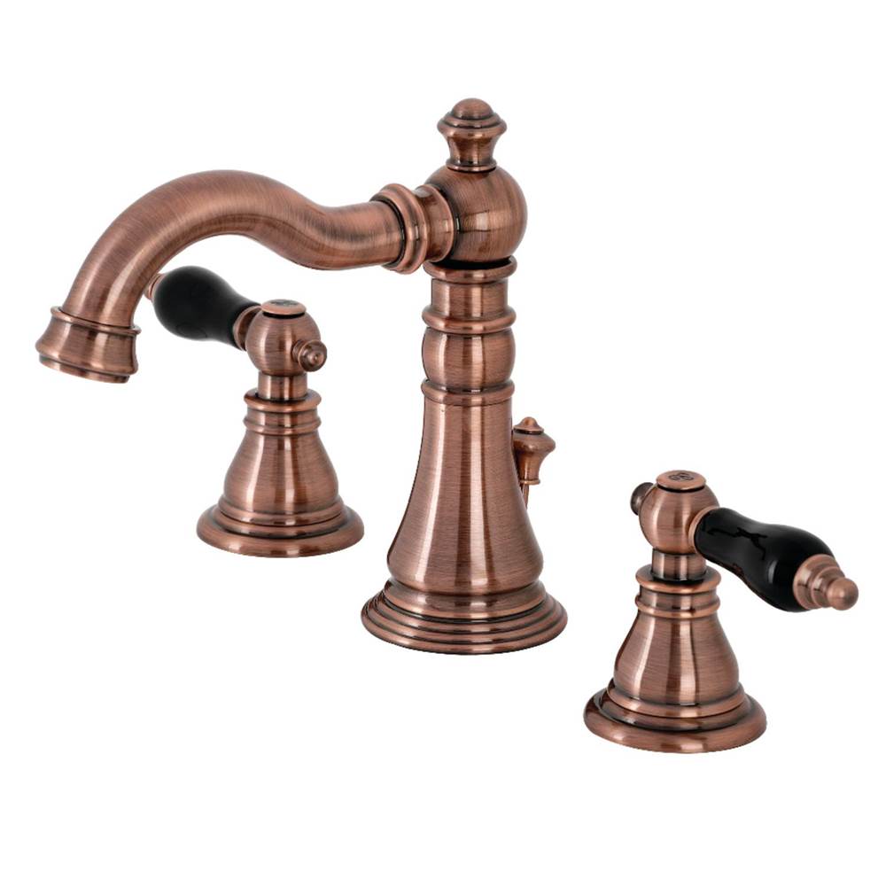 Kingston Brass Fauceture Duchess Widespread Bathroom Faucet with Retail Pop-Up, Antique Copper