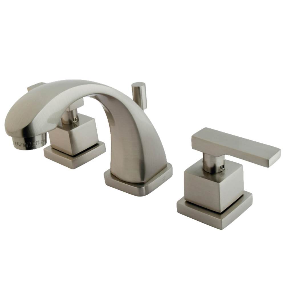 Kingston Brass Executive Widespread Bathroom Faucet, Brushed Nickel