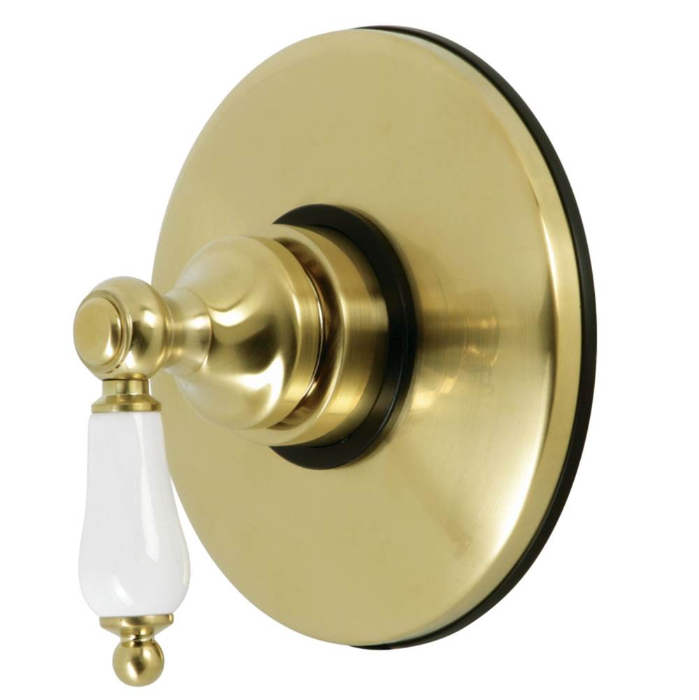 Kingston Brass Vintage Volume Control with Lever Handle, Brushed Brass