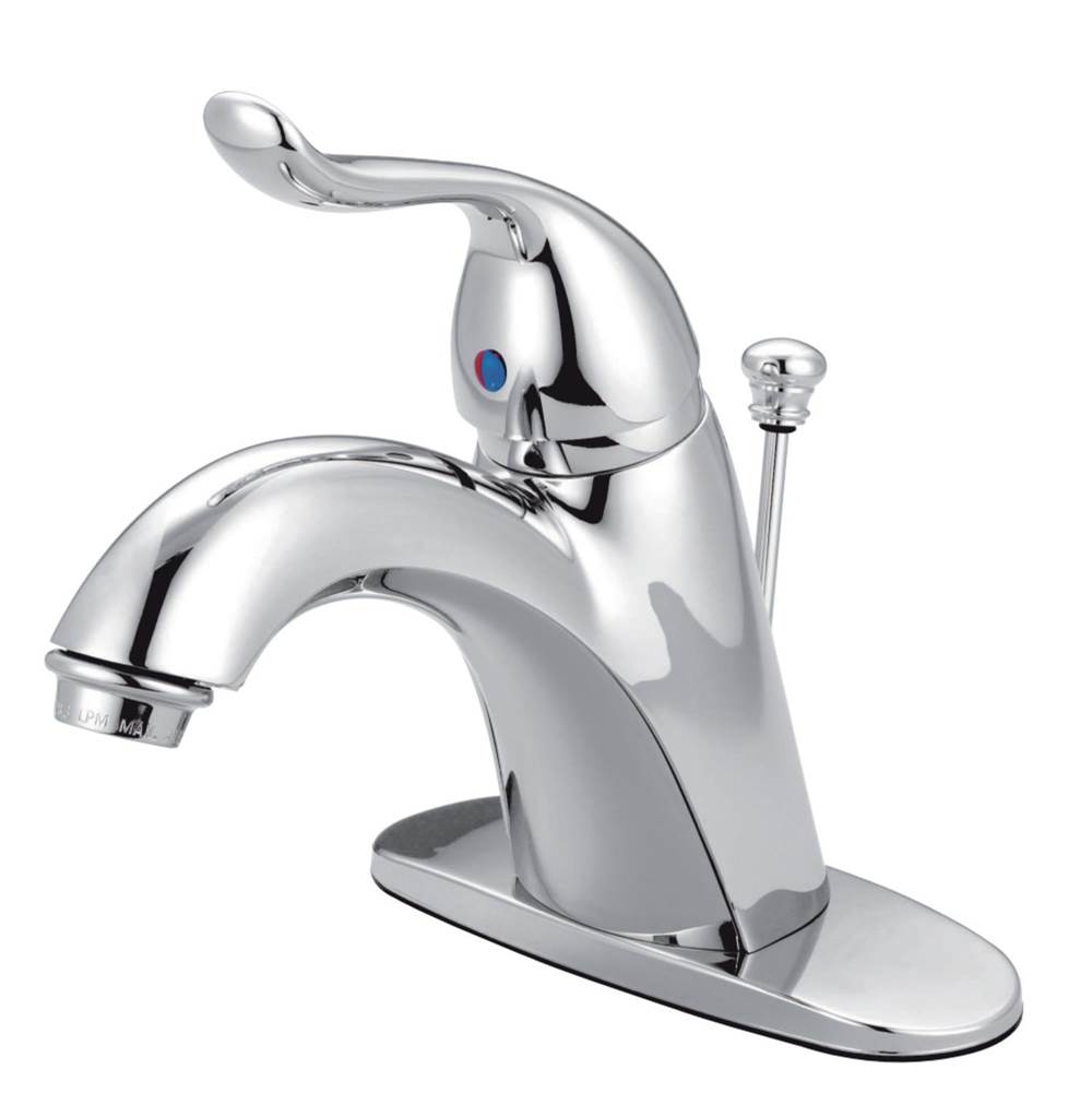 Kingston Brass 4 in. Single Handle Bathroom Faucet, Polished Chrome