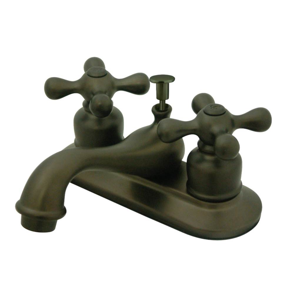 Kingston Brass Restoration 4 in. Centerset Bathroom Faucet, Oil Rubbed Bronze