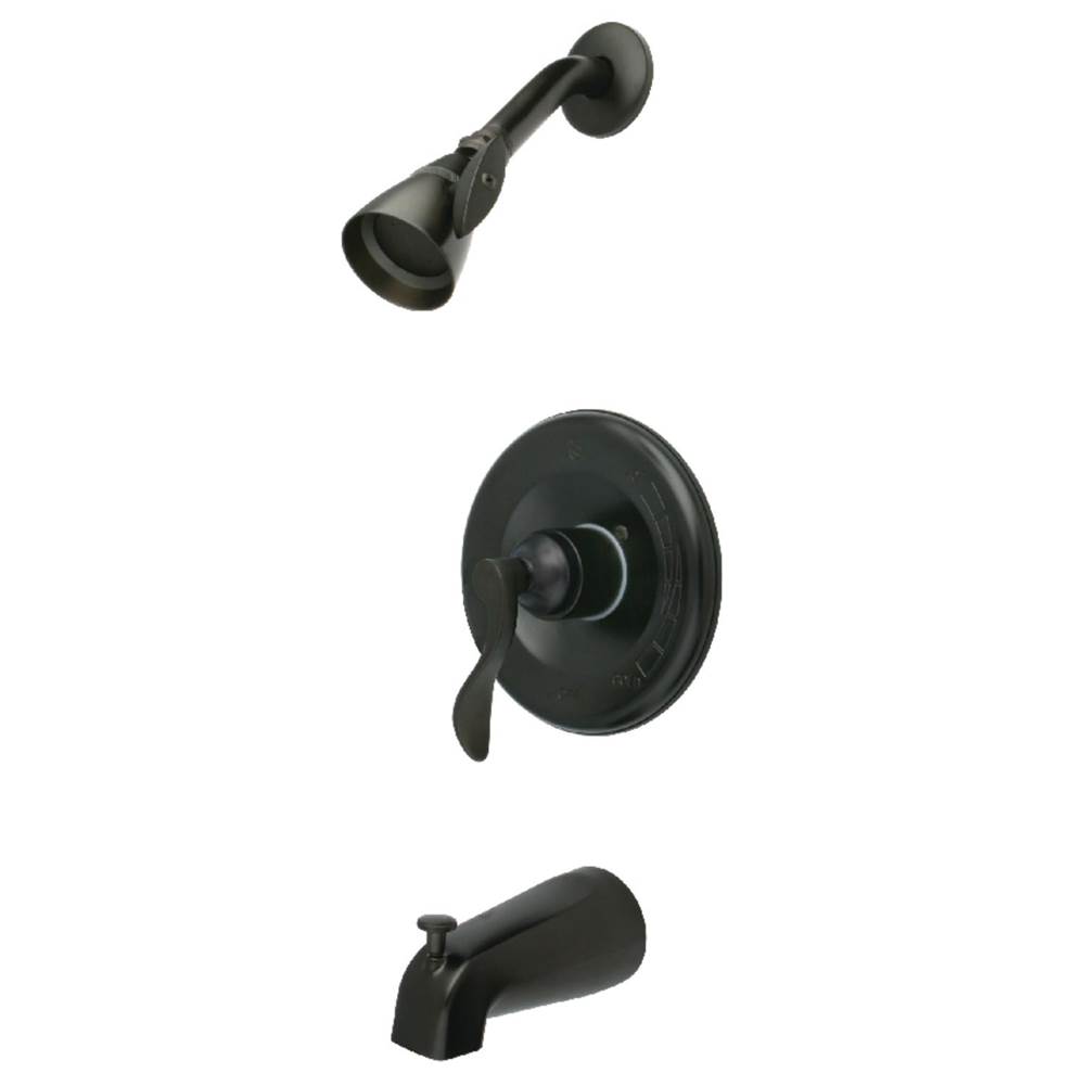 Kingston Brass NuFrench Tub & Shower Faucet, Oil Rubbed Bronze