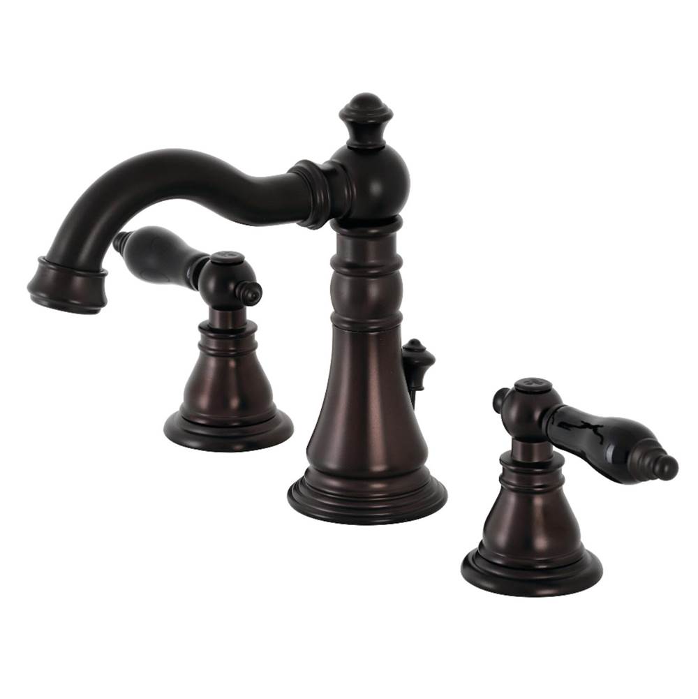 Kingston Brass Fauceture Duchess Widespread Bathroom Faucet with Retail Pop-Up, Oil Rubbed Bronze