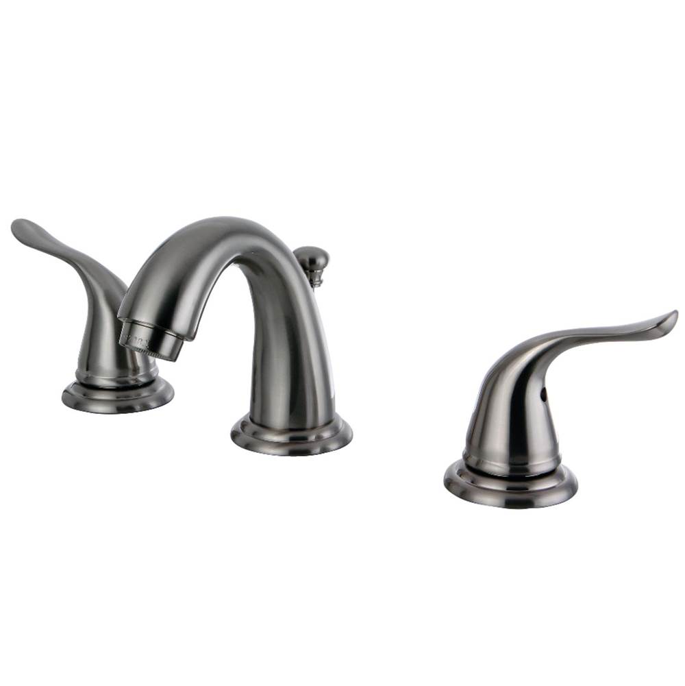 Kingston Brass Yosemite Widespread Bathroom Faucet, Brushed Nickel