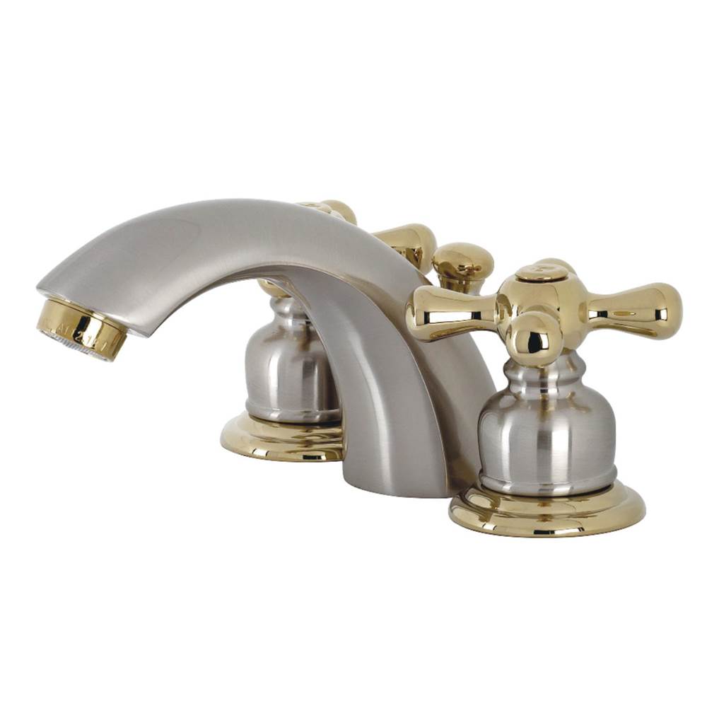 Kingston Brass GKB948AX Mini-Widespread Bathroom Faucet Brushed Nickel 