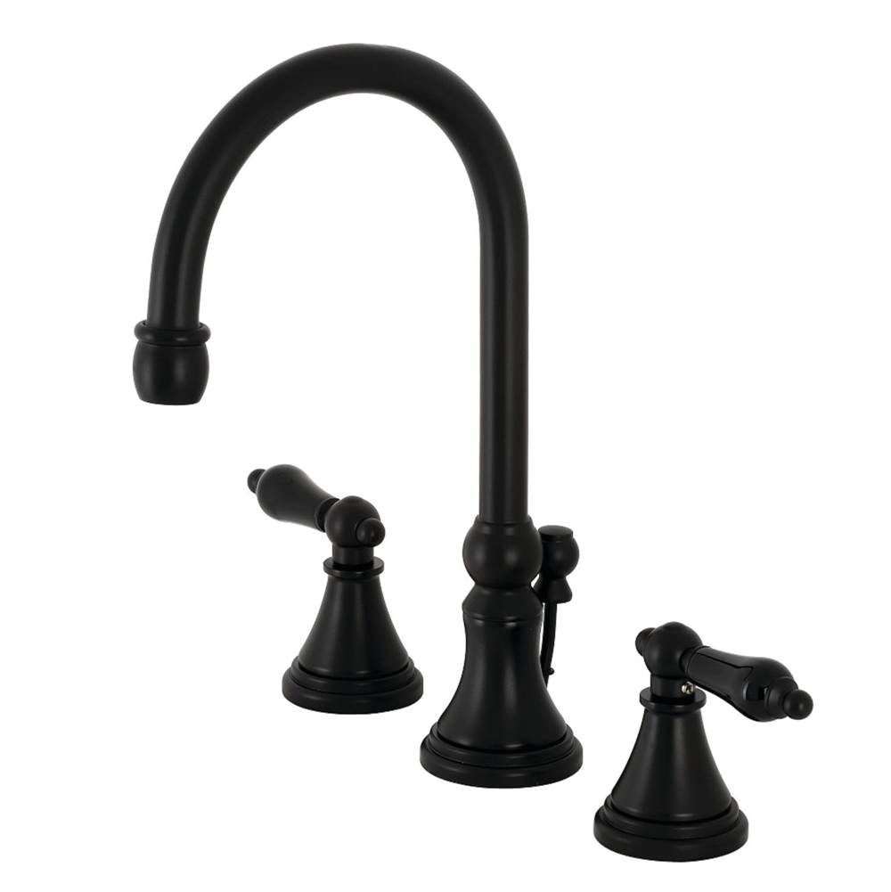 Kingston Brass Duchess Widespread Bathroom Faucet with Brass Pop-Up, Oil Rubbed Bronze