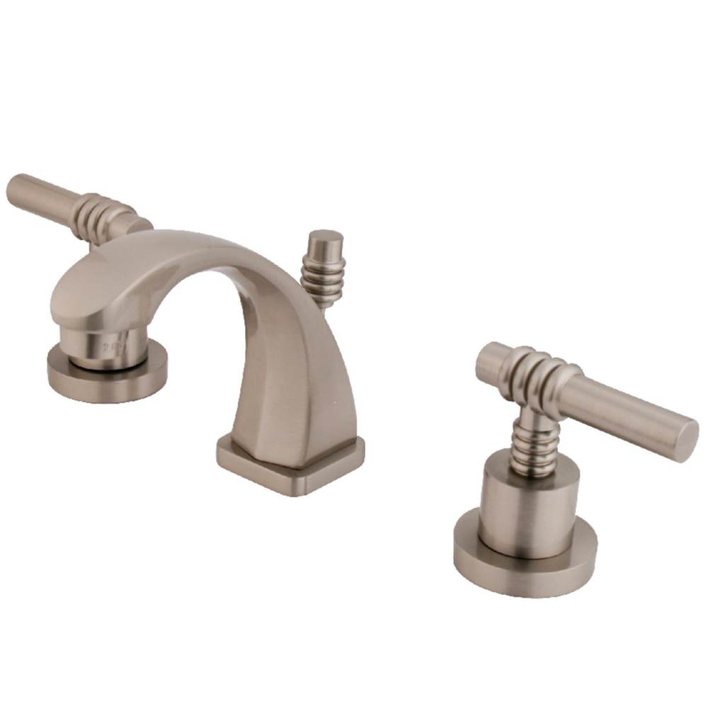 Kingston Brass Claremont Widespread Bathroom Faucet, Brushed Nickel