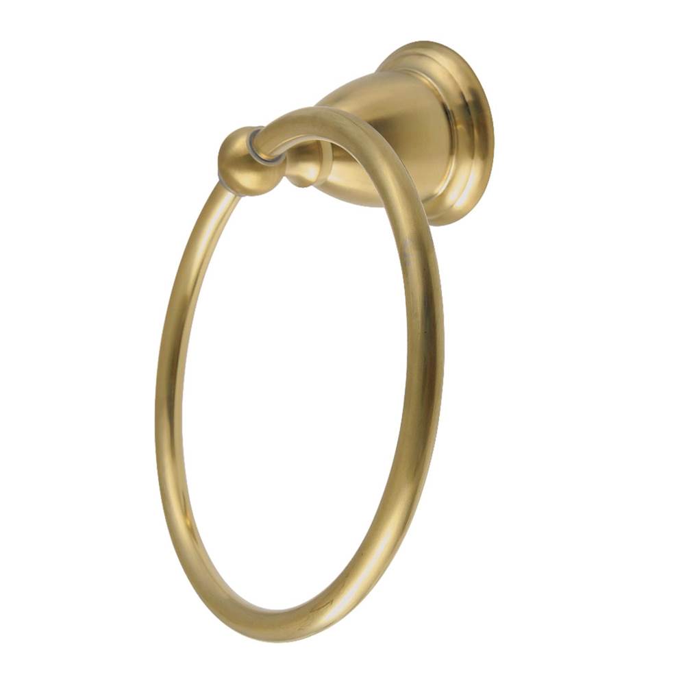 Kingston Brass Kingston Brass BA1754BB Heritage 6-Inch Towel Ring, Brushed Brass