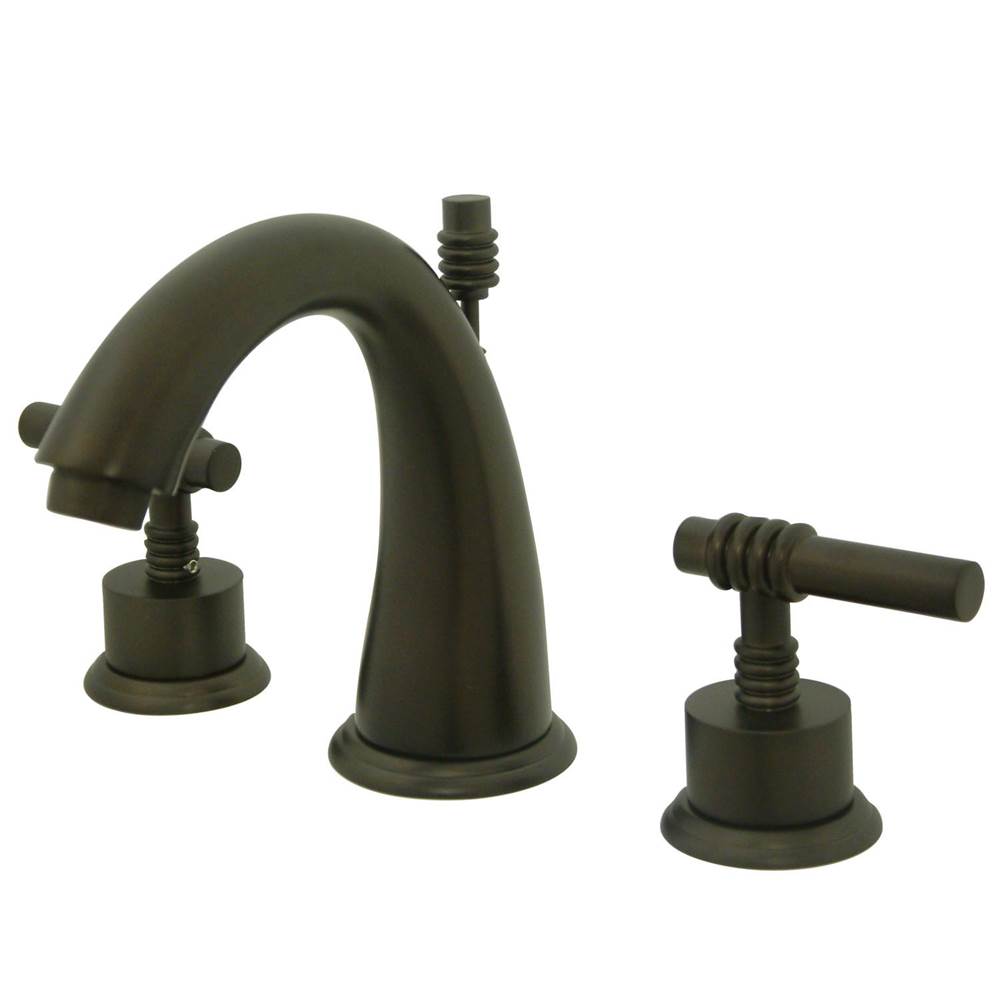 Kingston Brass Milano Widespread Bathroom Faucet, Oil Rubbed Bronze