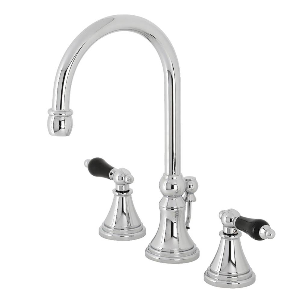Kingston Brass Duchess Widespread Bathroom Faucet with Brass Pop-Up, Polished Chrome