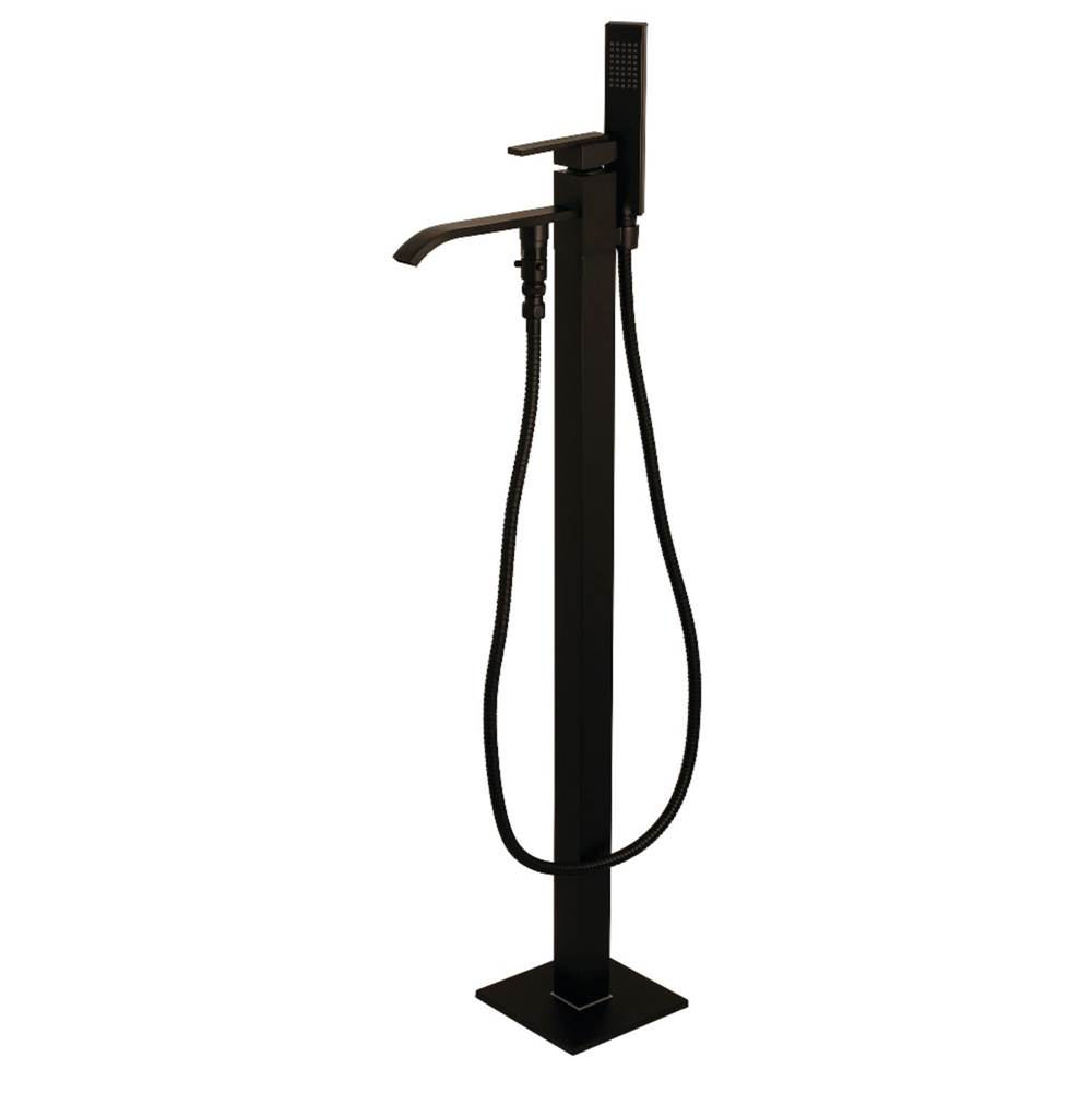 Kingston Brass Executive Freestanding Tub Faucet with Hand Shower, Oil Rubbed Bronze