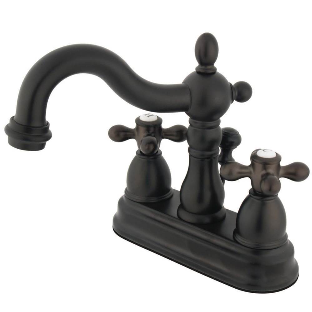Kingston Brass Heritage 4 in. Centerset Bathroom Faucet, Oil Rubbed Bronze