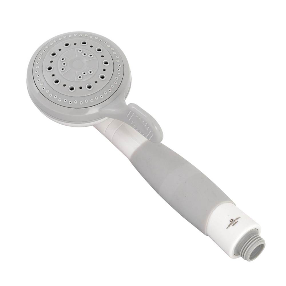 Kingston Brass Kaiser 5-Function Hand Shower, White/Grey
