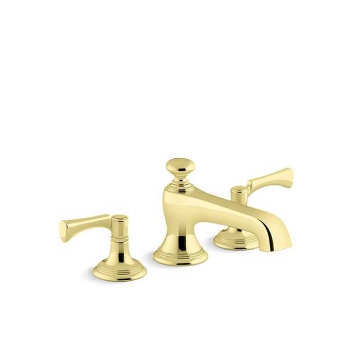 Kallista Bellis® Deck-Mount Bath Faucet, Lever Handles