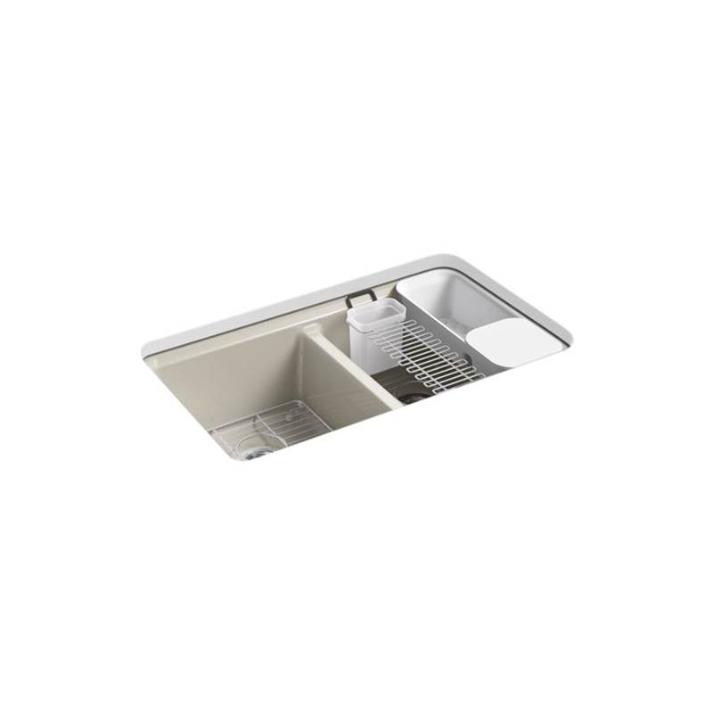 Kohler Riverby® Double Equal Undermount Sink