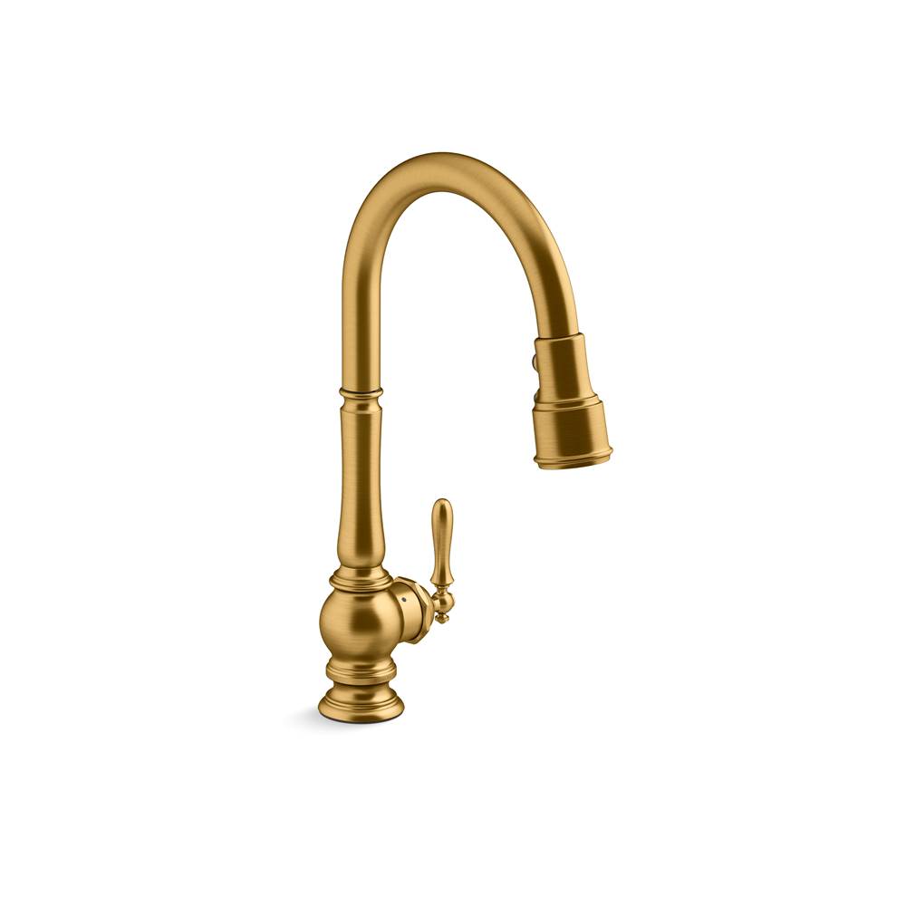 Kohler Artifacts Touchless Pull-Down Kitchen Sink Faucet With Kohler Konnect And Three-Function Sprayhead