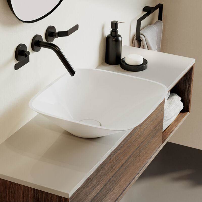 Luxart Modern Square Vessel Sink