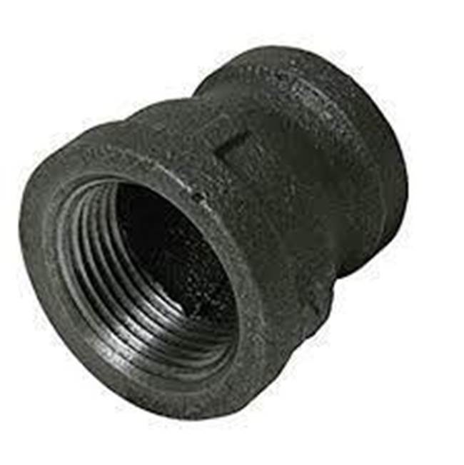 Mainline Collection Black Reducing Coupling - 1/2''