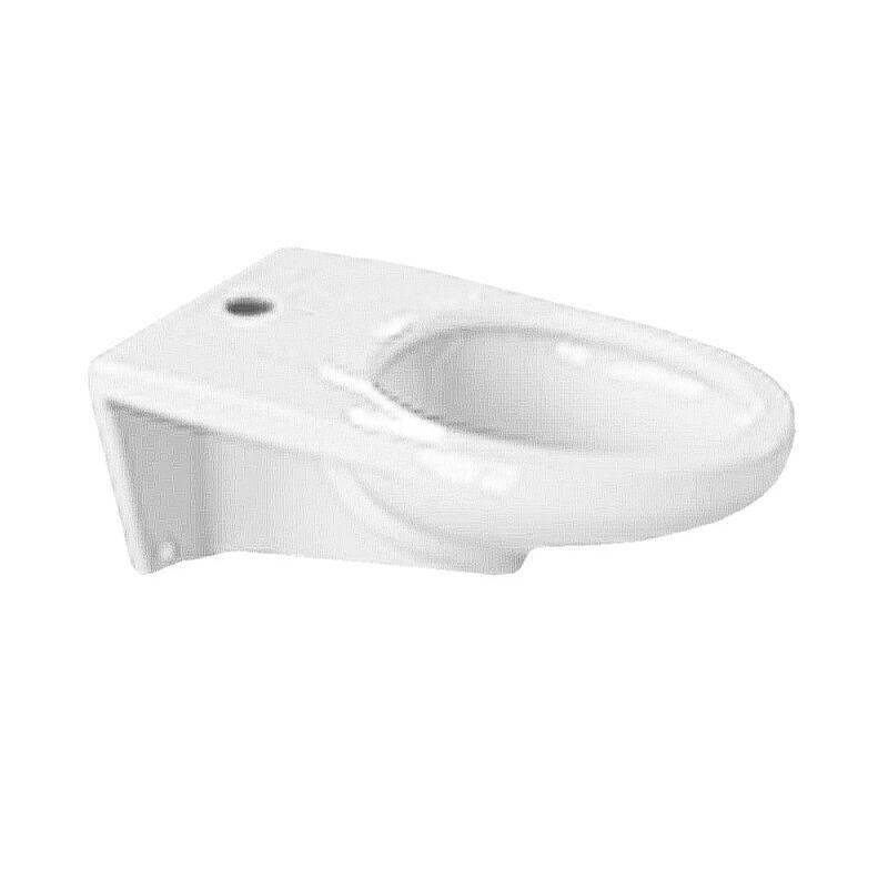 Mainline Collection Wall Mount Universal Flush Valve Elongated, Two-Piece Toilet Bowl