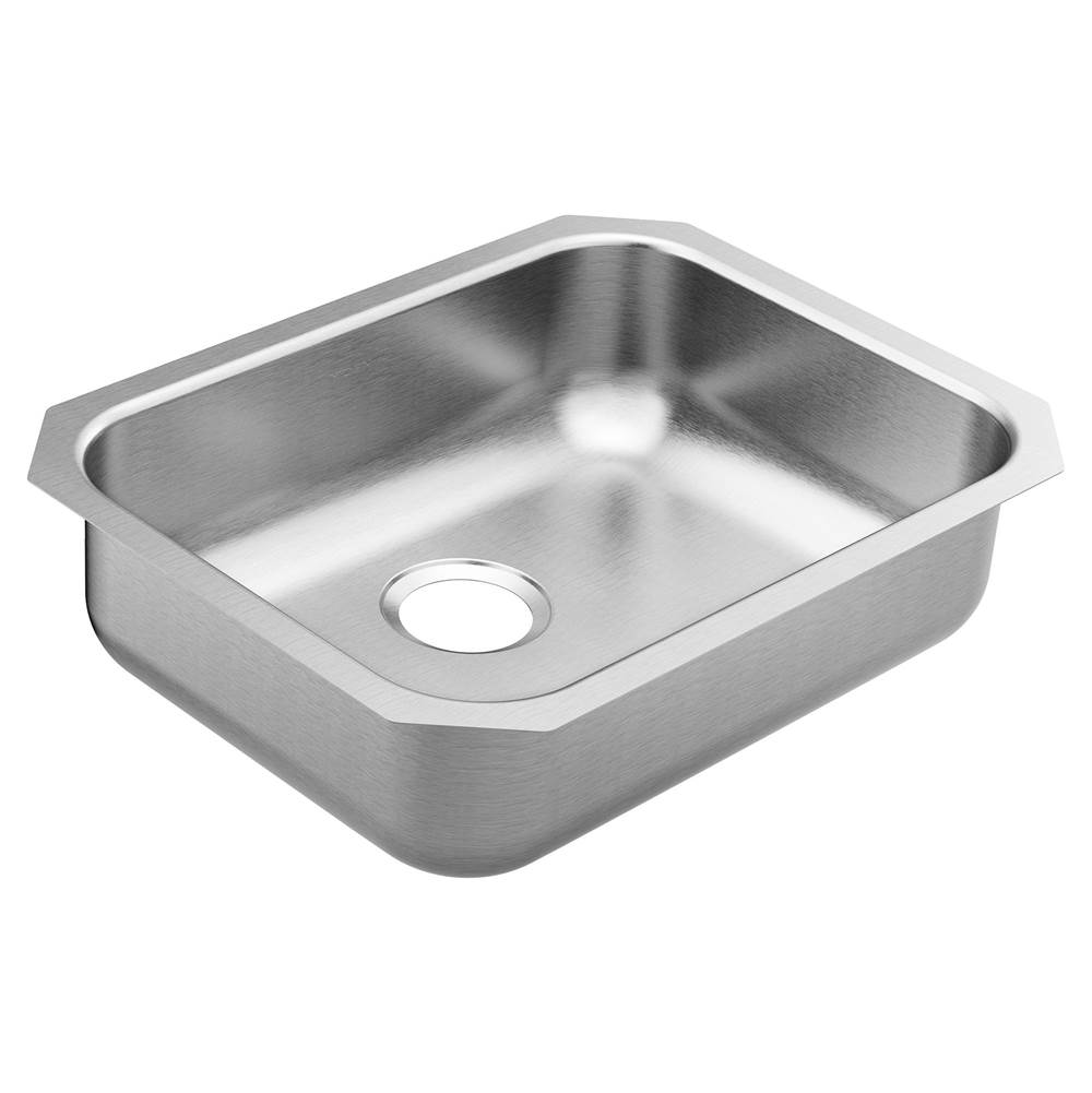 Moen 23.5 x 18.25 stainless steel 20 gauge single bowl sink