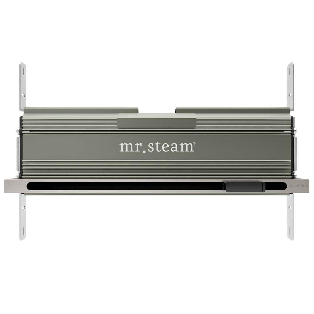 Mr. Steam Linear 16 in. W. Steamhead with AromaTherapy Reservoir in Brushed Nickel