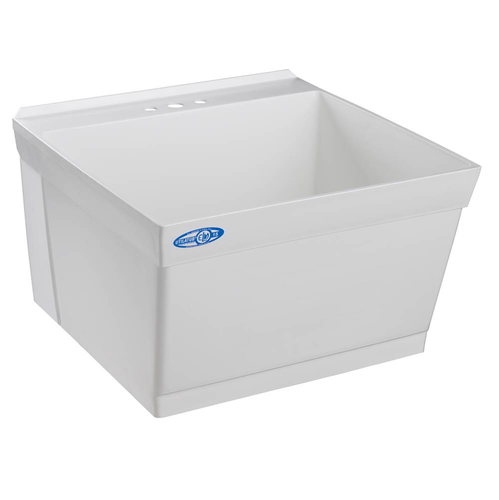 Mustee And Sons Utilatub Laundry Tub, Wall Mount