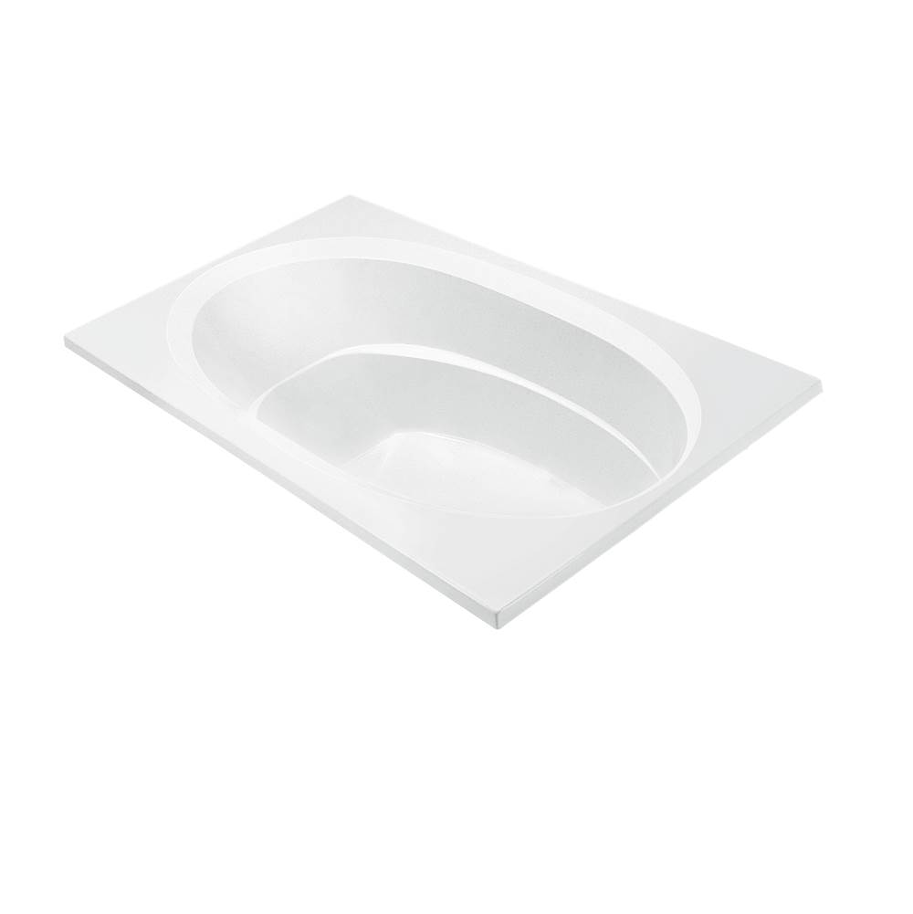 MTI Baths Seville 4 Acrylic Cxl Drop In Air Bath Elite/Microbubbles - White (71.5X42)