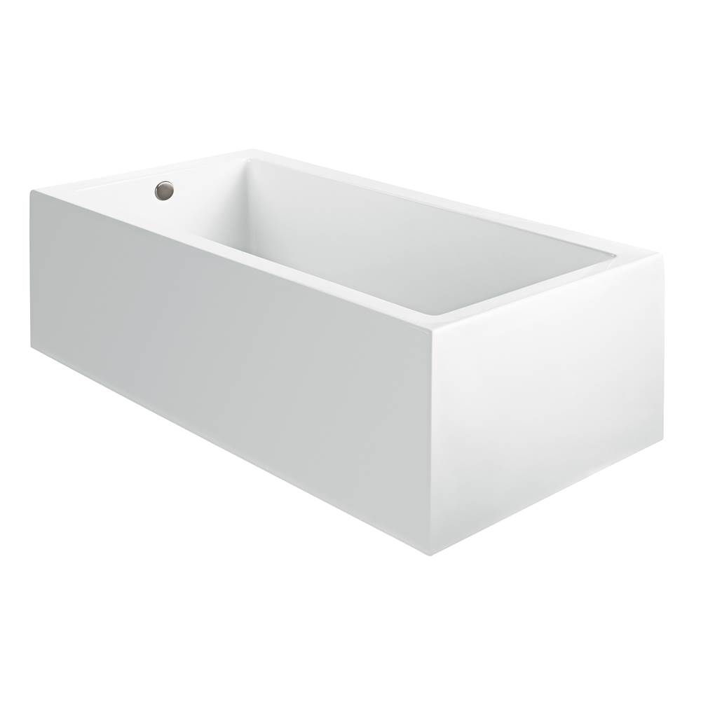 MTI Baths Andrea 4A Acrylic Cxl Sculpted 2 Side Air Bath Elite - White (66X31.75)