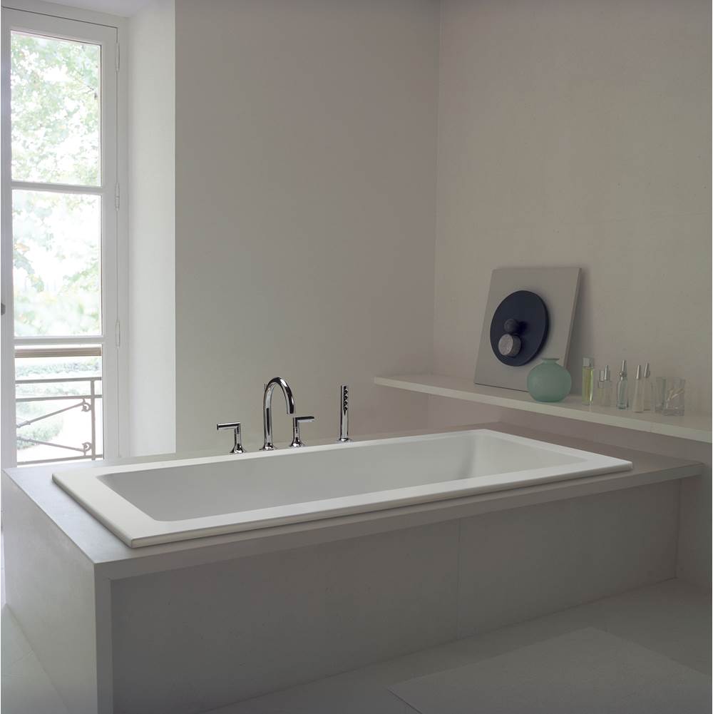MTI Baths Andrea 8 Dolomatte Drop In Air Bath Elite/Microbubbles - White (71.625X36)