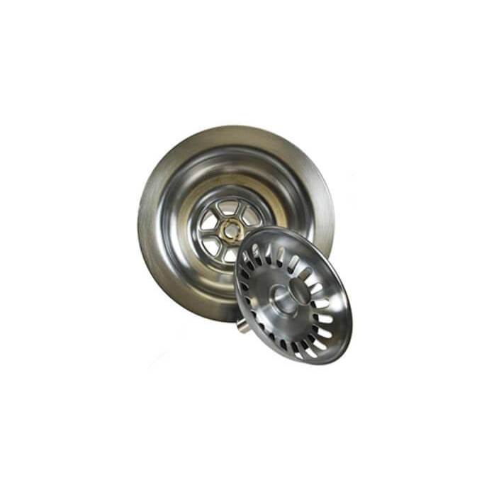 Mountain Plumbing 3 1/2'' Deluxe Stemball Strainer- Polished Brass